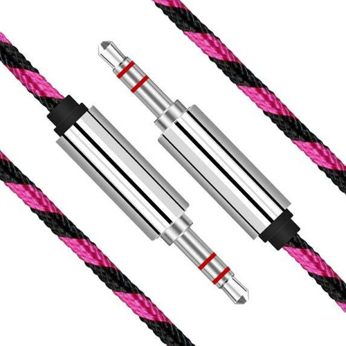 Audio-Kabel Mini-Klinke | 1,5 m | verstärkte Stecker | 5 Farben | AB-1.5-1.5M