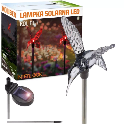 FLD-41 | Lampă solară de grădină Koliber LED | 66 cm, 600 mAh