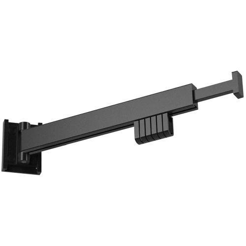 LYJ-S30-ZWART | Opvouwbare kleerhanger | Opvouwbare droger | Wandrail met haken 