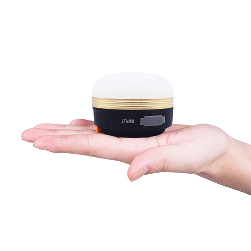 HWL-003 | Lâmpada LED para camping, lanterna turística com ímã e função powerbank | 4 modos de iluminação, SOS, 1800mAh, 300lm, até 20 horas de operação