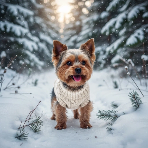 Blød og fleksibel hunde- eller kattesweater | størrelse S | varm rullekravesweater til vinter | PET-014S-white