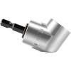 DLS-105-ARGENTO | Adattatore angolare per punte da 1/4" | Presa per cacciavite
