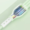 B2-3in1-verde | Cablu USB cu trei mufe de încărcare