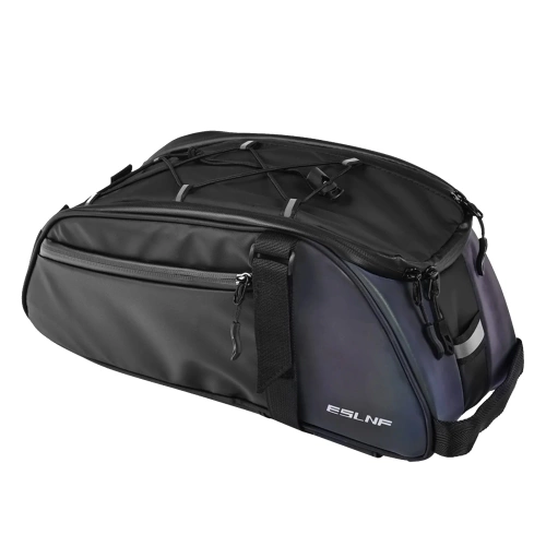 Borsa da bici 3 in 1 per il bagagliaio 8L | Borsa impermeabile con catarifrangenti | Ampia borsa posteriore per il bagagliaio | FGTB-02