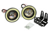 LED 890 | 2 ks - Sada mlhových světel s vestavěnými kroužky Angel Eyes LED DRL | kruhový ø 89 mm