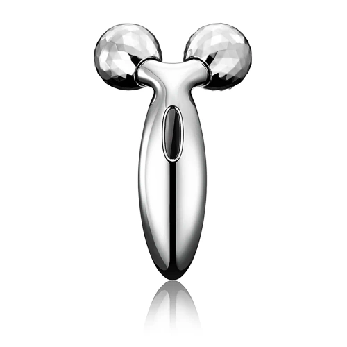 Gesichtsmassager | Rotierender Roller für Gesicht und Körper | AL-306B-SILVER