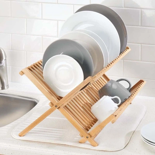 Bamboo Dish Dryer | Two-tier Drainer | KBT-427