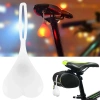 Hjerteformet LED-baglygte til cykel | Vandtæt silikonelygte med tre arbejdstilstande | DKD-032