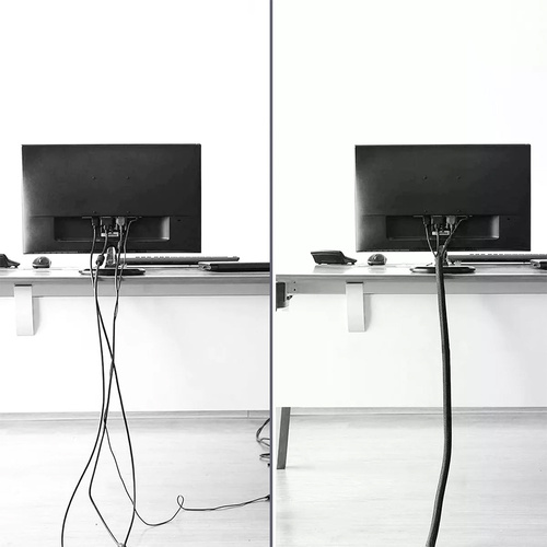 SCS-010MM-3M | Impletitura din nailon pentru cabluri si fire, organizator, capac | 3 metri | ⌀10mm