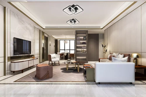 LED-Deckenleuchte | moderne Ausführung, Farbtemperatur einstellbar, Fernbedienung | RLS-C32W-B