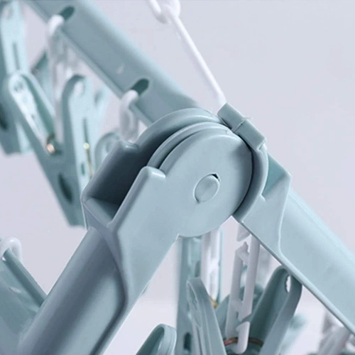 SDC-D032-BLUE | Hanging dryer for clothes, underwear and socks | clothes hanger | 32 clips