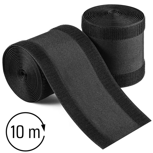 WCT-10-10M | Cinta de velcro, organizador, funda para cables y alambres para alfombras y moquetas | 10 metros