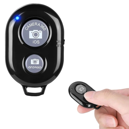 Mobiele fotografieset met 25 cm statief en Bluetooth-afstandsbediening | Telefoonhouder, 360° kop voor foto's en video's |