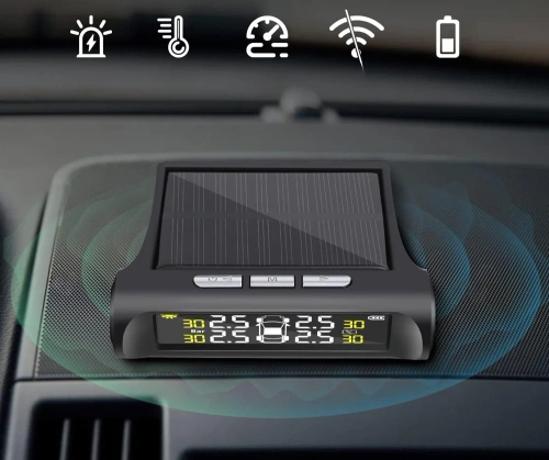 T1W-AA | Sistema TPMS wireless | 4 sensori di pressione dell'aria e temperatura dei pneumatici