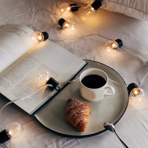 SDC-10LED-5M | LED napelemes füzér, kerti lámpa | 10 LED izzó | 5 méter