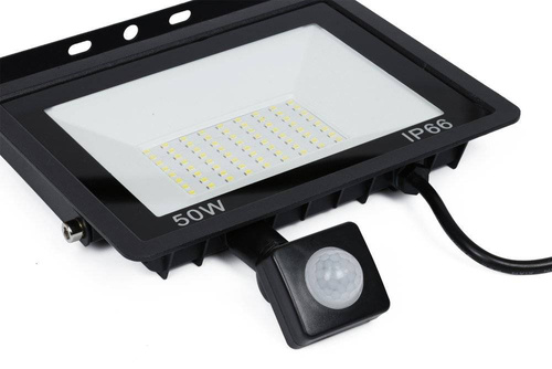 BLS-50W | 50W LED floodlight with motion and twilight sensor 4750 lm | 220V