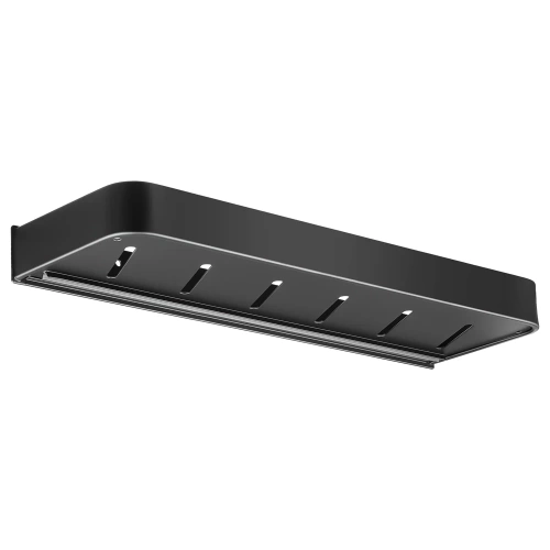 BSU-L40CM-B | Badkamerplank boven de wastafel | lengte 40cm | douchebak | Zwart