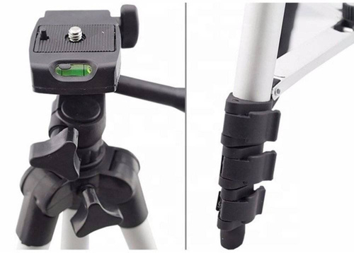 Imposta | Treppiede 1/4" 103 cm | Telecomando Bluetooth | Supporto per telefono | Custodia