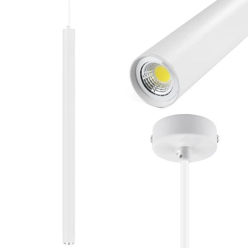 CTD-L100CM-BLANC | Lampe à suspension blanche | Plafonnier moderne | Éclairage décoratif