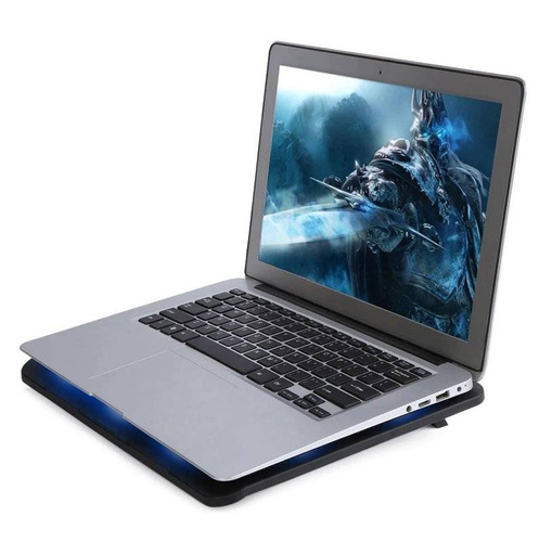 V5 | Kølestativ til en 12-17" bærbar computer | 5 blæsere | USB HUB | LED