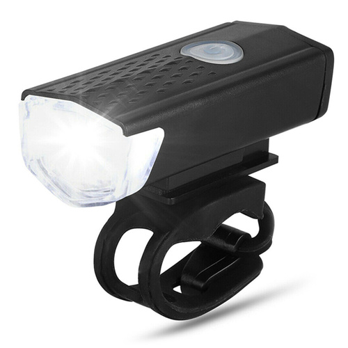 Set of LED bicycle lamps for the front and rear of the bicycle | XME CREE LED 3W, 300lm, 3 light modes, 800mAh battery | 5 LEDs, 7 lighting modes, 15 lm, built-in rechargeable battery