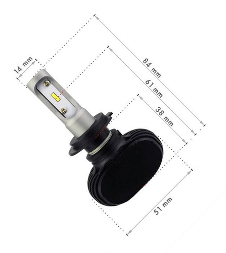 Sada LED žárovek HB4 9006 CSP 50W 8000 lm