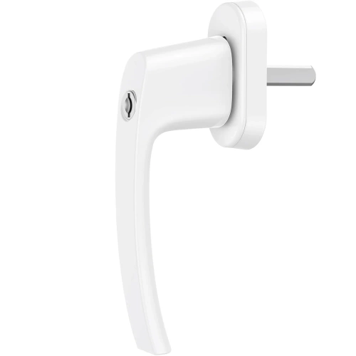 Maçaneta de porta com fechadura com chave | Branco | FH-D12-BRANCO