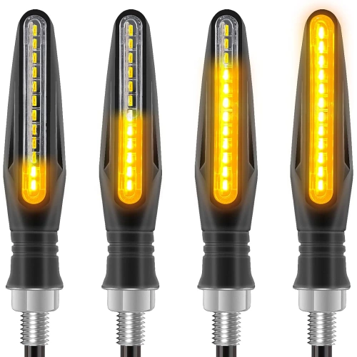 Clignotants LED dynamiques pour motos | 12 LED | ampoule | 4 pièces | MSL-12LED-04