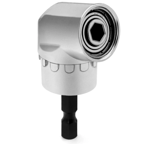 DLS-105-EZÜST | Szögadapter 1/4"-os bitekhez | Csavarhúzó foglalat