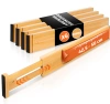 Organizador de gavetas para móveis | Divisórias de gaveta de bambu | Compartimentos expansíveis | KBT-D456