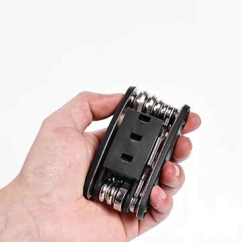 MFT-16 en 1 | Outil multifonction pour vélo - clés allen, ampoules, prises | Outils 16en1 | Jeu de clés