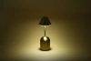 Luminária noturna sem fio com bateria integrada de 2000 mAh | Luminária de mesa moderna com potência e cor de luz ajustáveis ​​| YG-D020-Gold