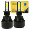 Un set de becuri LED H3 S4 COB 80W 8000 lm
