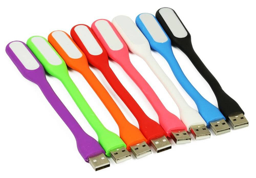 Lampada LED USB flessibile in 10 colori | Luce flessibile 5V