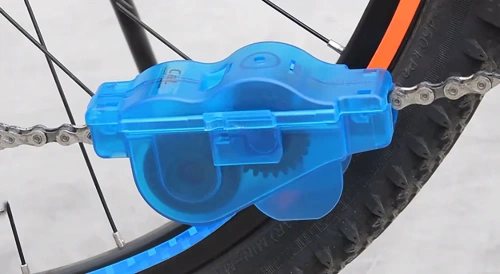 Čistič řetězů jízdních kol | Tunelový kartáč | Čistič s 3D kartáči | XLQ-634-BL