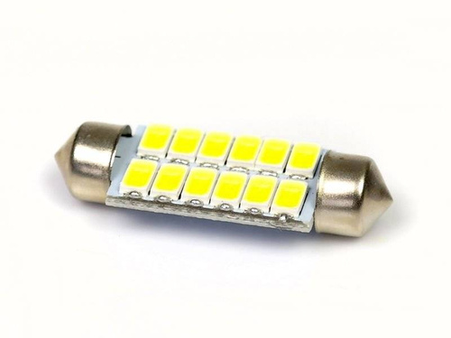 Autó LED izzó C5W 12 SMD 5630