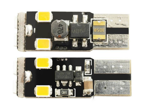 Auto LED žiarovka W5W T10 6 SMD 2835 CANBUS