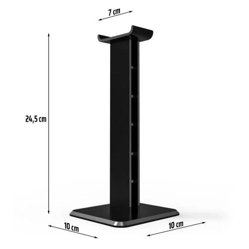 SDH-010-NOIR | Support casque universel | Support pour casque | Support pour écouteurs de bureau