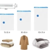 VCB-10en1-BLANCO | Bolsa de vacío para guardar ropa, ropa de cama | Kit de almacenamiento con bomba 