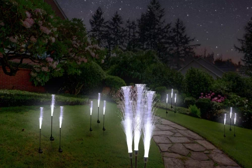 FLD-45-WHITE | Outdoor Solar LED Lamp Sparklers | 90cm, 600mAh