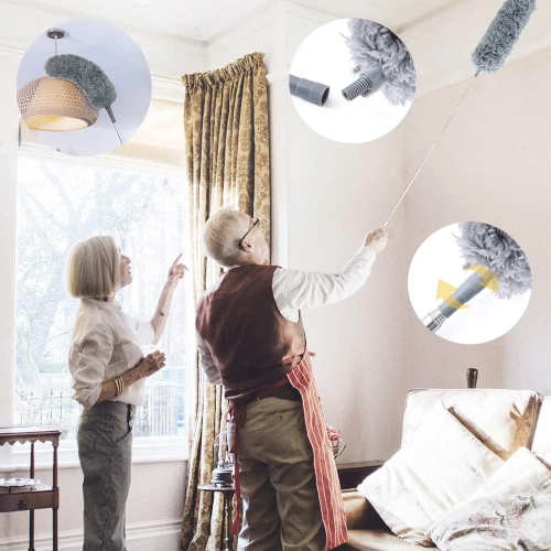 FDD-2.8M-GRAY | Telescopic duster | Long brush