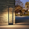 LLM-80CM | Moderna lampada da giardino in piedi, palo LED | Alluminio 80cm, IP54, 10W=1200lm