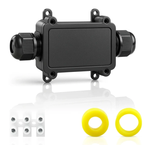 Hermetická káblová spojovacia krabica IP68 | 2-pólové elektrické spojenie 450 V 24 A pre káble 4–11 mm | M686-A2