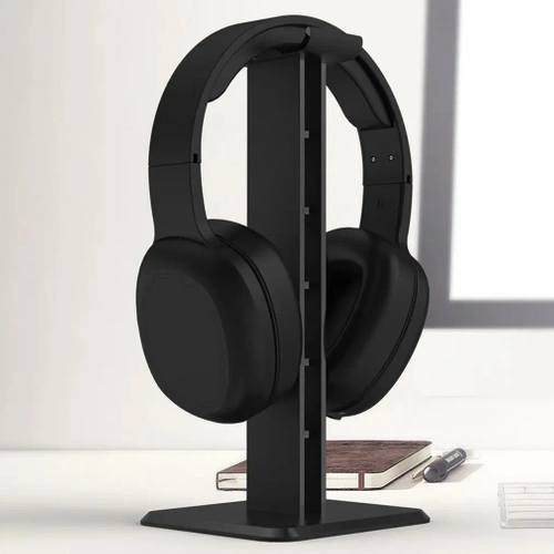 SDH-010-BLACK | Univerzális fejhallgató tartó | Fejhallgató állvány | Asztali fülhallgató akasztó
