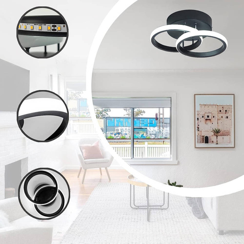 En moderne loftslampe, der ændrer lysets farve LED | Fjern