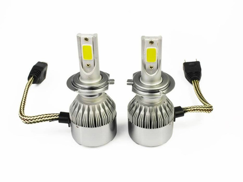 Set of 6 LED bulbs H7 Bridgelux COB ™ 7600 lm