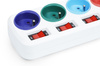 BA-3505 | Power strip with 5 230V sockets | 1.8M extension cord with dedicated switches
