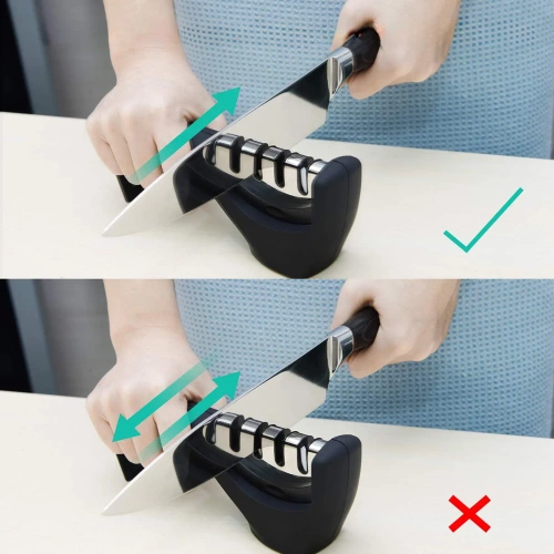 KN-830-ZWART | Messenslijper | Verscherping in drie fasen |