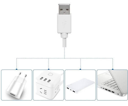 HZJ-V10 | Zrcadlové lampy na toaletní stolek pro líčení | 10 kusů, 3 barvy osvětlení, nastavení jasu, 2m USB kabel