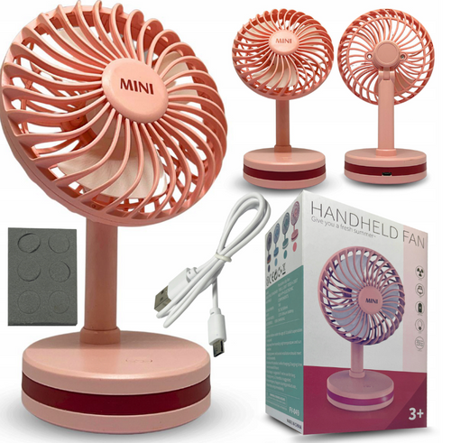 FY-049-PN | Compact desk fan | USB powered